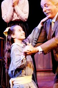 Alexandra Eleas dancing with Michael Poisson in <em>Green Gables</em>.