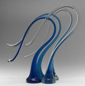 In this <em>Lyrical Movement</em> sculpture by Harvey Littleton, Judy Moore says, "the form flows so freely you can almost hear music."