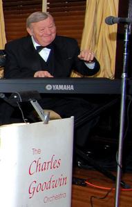 Charles Goodwin gets in the swing of things as he tickles the ivories during the recent New Year's Eve dance at the historic General Francis Marion Hotel in Marion, Va. Photo by Larry White.