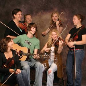 Seated from left, Anna Gilmer, Will MacMorran, Stephanie Muncie. Standing, Jane MacMorran, Kathryn Shanks, Myra Shanks and Rachael Emery. (Photo courtesy of Celtic Air) 