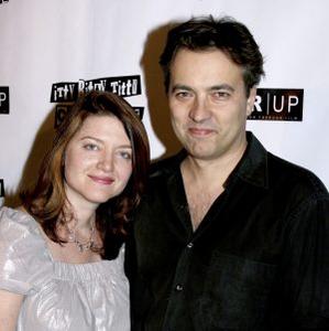Colette Burson, left, stands with her husband Dmitry Lipkin. Burson, who helped create the show "The Riches," used 24210 ? the zip code for Abingdon ? as a prison number in one episode. (Photo courtesy Colette Burson)