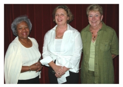 New Tennessee Arts Commission officers are, left to right, Deanie Parker, Donna Chase, and Gloria LaRoche. They were appointed by Gov. Phil Bredesen to serve five-year terms.