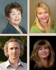 New AAME officers are, left to right (top): President Dottie Havlik; Vice President Kalonn Roberts; Treasurer Ben Collins; and Secretary Lisa Blankenship Boardwine. 