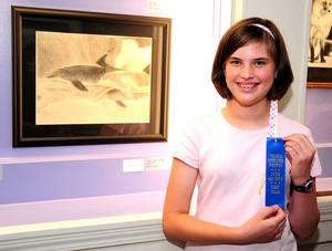 The first place winners include Anna Barker, Grades 6-8, Kingsport, Tenn. (Photo by Claude Kelly)