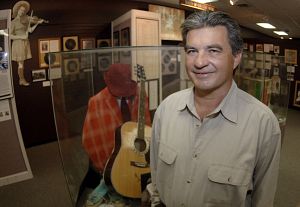Tim White is head of the Appalachian Cultural Music Association that operates the music museum in the Bristol Mall. (Photo by Andre Teague | Bristol Herald Courier)