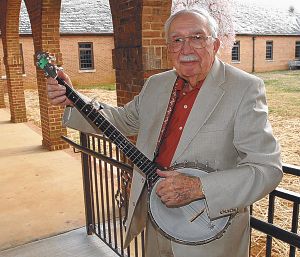 Joseph C. "Papa Joe" Smiddy kept the crowd grinning during a recent performance in Bristol, Tenn. (Photo by David Crigger|Bristol Herald Courier)