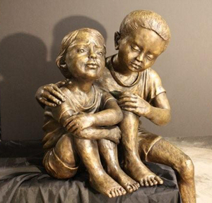 The sculpture is a memorial to the innocent victims among us and to the difference we can make regarding child abuse. 