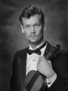 Sean K. Claire from Knoxville, Tenn., is the new concertmaster for Symphony of the Mountains.