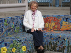Ruth Thomas poses outside the conference center in Albuquerque, N.M.