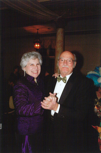 Herb and Barbara Dittmar, shown dancing at an Opera Ball, attend at least 30 opera performances each year.