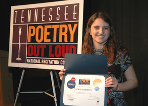 Summer Awad is Tennessee's 2011 Poetry Out Loud State Champion.