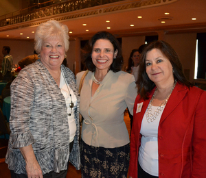 Attending Arts Advocacy Day are (left to right): Ann Smith, Tennessee Arts Commission member from Johnson City; Anne Pope, newly appointed executive director for the Arts Commission; and Ellen Hays, chair of the Arts Commission.