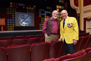 Barter Theatre alum Doug Wilson, right, and Richard Rose, producing artistic director of Barter. (Photo courtesy of fotoswiss.com_cattaneo)