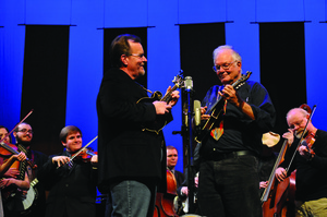 ETSU alumnus and Grammy award-winner Adam Steffey taking a solo with Jack Tottle- Bristol, Tenn., 2011