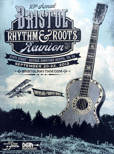 Knoxville, Tenn., artist Justin Helton created the artwork for the 13th annual Rhythm & Roots Reunion.