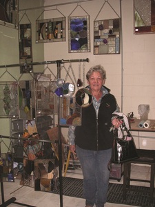 Eileen Stoyanoff in her studio in Abingdon, Va.