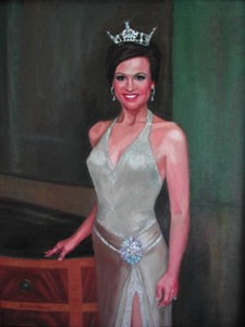 This portrait of Amanda Watson is part of a series, "Titleholders," by Steven Reeves. Additional works are shown below.
