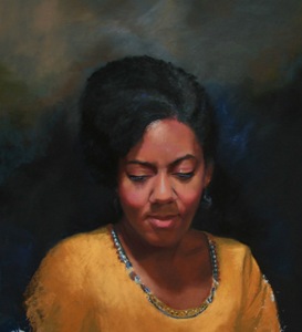 This portrait of "Nicole" is one of Tracy Ference's creations.