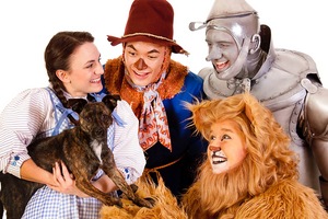 Playing the lead characters in Barter's "Wizard of Oz" are Kristy Bissell playing Dorothy Gale; Sean Campos portrays the Scarecrow; Andrew Hampton Livingston and Zacchaeus Kimbrell, play the Tin Man and Cowardly Lion, respectively. 