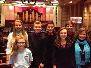  Pictured are: Back row - Lydia McCraw of Abingdon, Bryant Denmark of Kingsport, Peter Morison and Daniel Osborne of Bristol; Front row - Hannah Beasey and Maggie Melton of Bristol, and Artistic Director, Jane DeLoach Morison of Bristol.