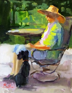"Betsy & Jack at the Porch Table" by Nancy Brittle