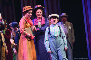Lucas Patterson performs in "The Music Man."