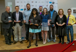 ADDY Award-winners from the Digital Media Department at East Tennessee State University. 