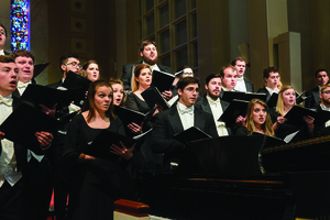 Matthew Potterton, ETSU music department chair, also leads the Voices of the Mountains.