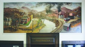Lucile Blanch painted this mural, entitled â€œAppalachia,â€ in Appalachiaâ€™s post office as part of the WPA New Deal. 