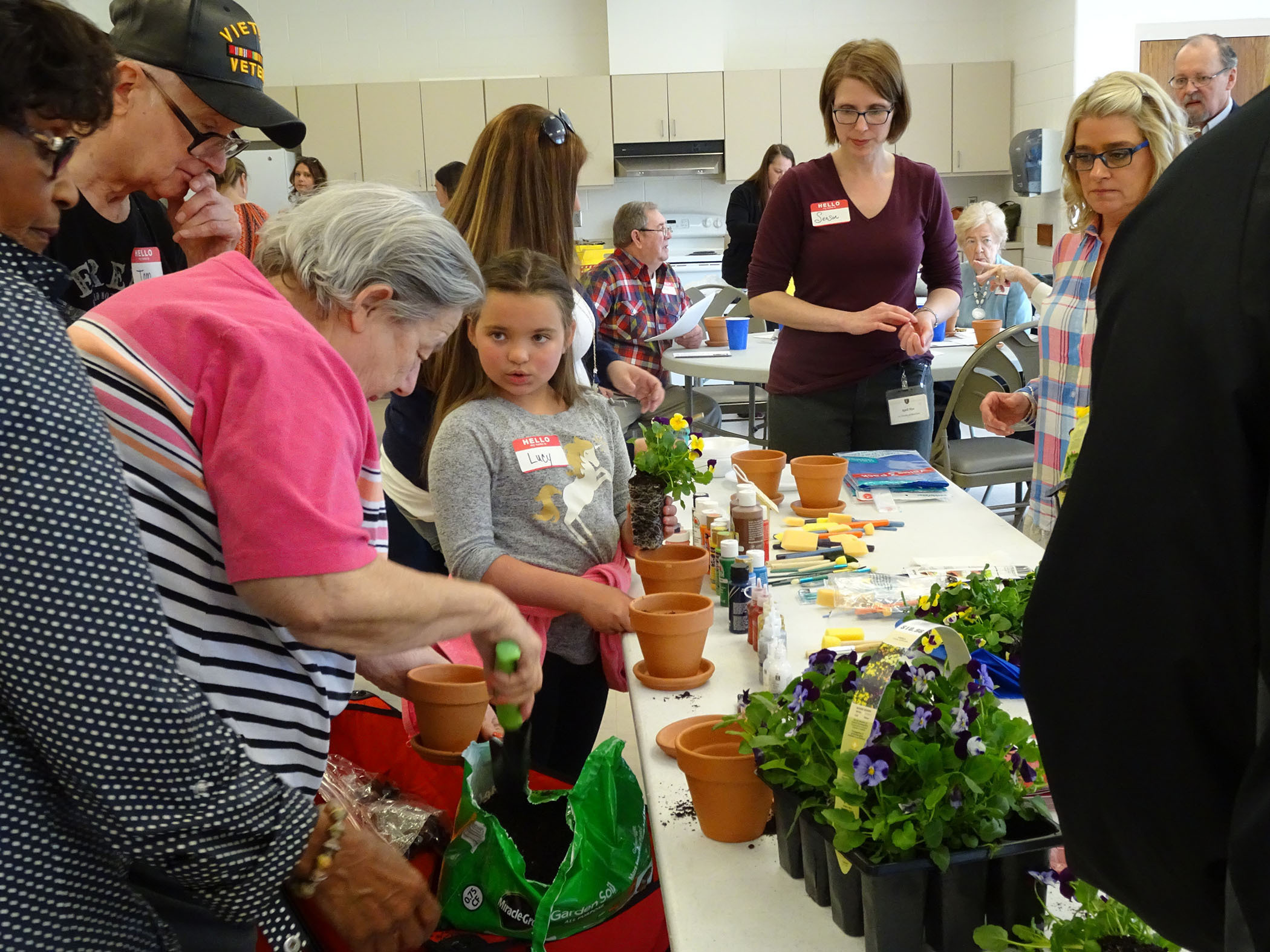 SPARK! participants joined for a program with a "Gardening and Planting" theme.