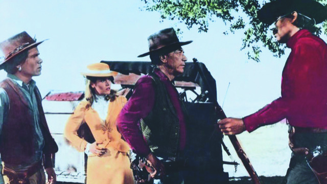 A scene from 'Cat Ballou"