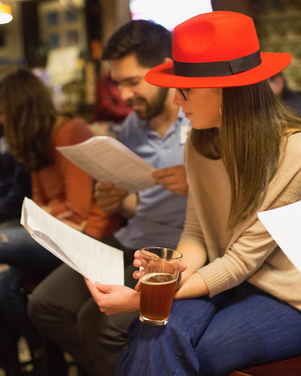 Attendees can sample and discuss the books with the librarians, then check out titles they like right there at the brewery.