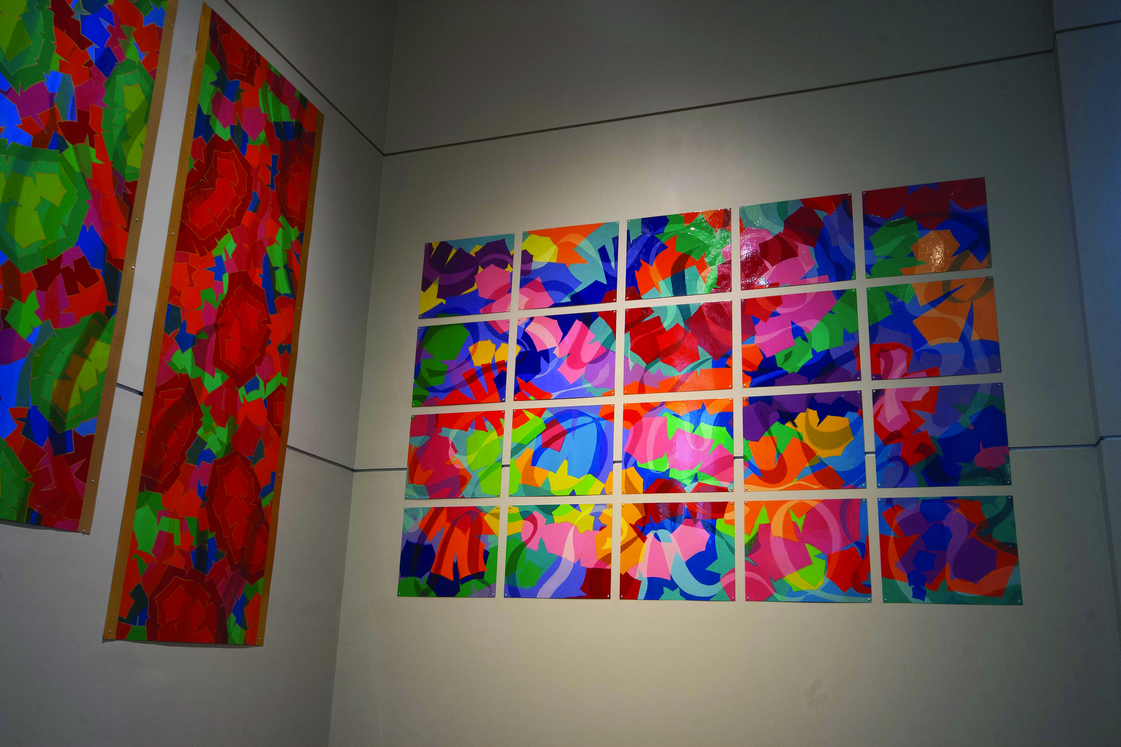 "Centennial Installation" by Dorothy Gillespie is on exhibit