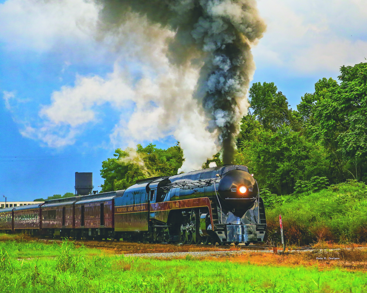 The exhibit illustrates railroad history in the region.