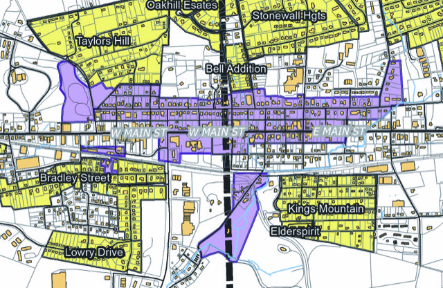 Historic district's guidelines vary from location to location.