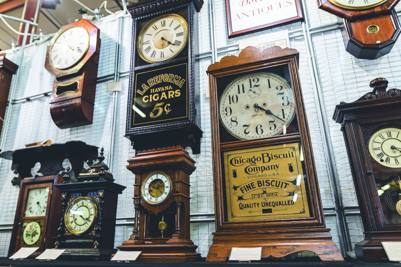 A variety of vendors offer antiques and collectibles at the Virginia Highlands Festival, Abingdon, Virginia.