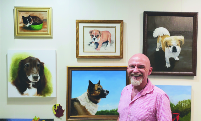 Steven Reeves in his studio at The Arts Depot, Abingdon, Virginia.