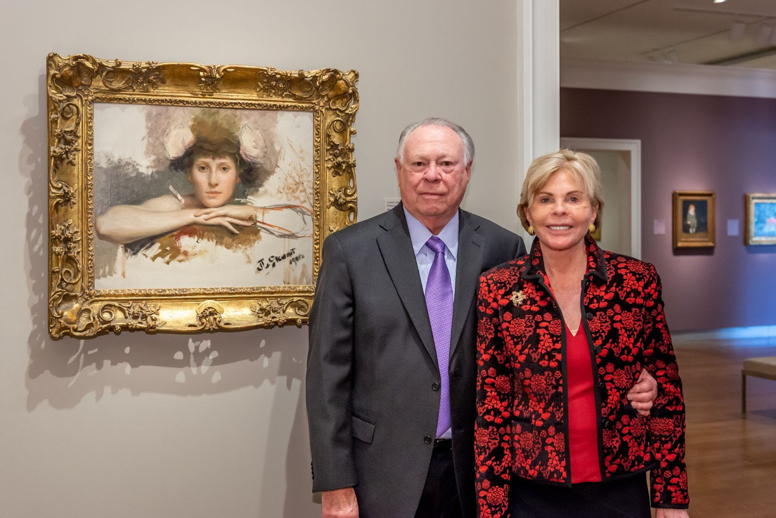 James W. and Frances Gibson McGlothlin. Photo by Sandra Sellars, © 2022 Virginia Museum of Fine Arts