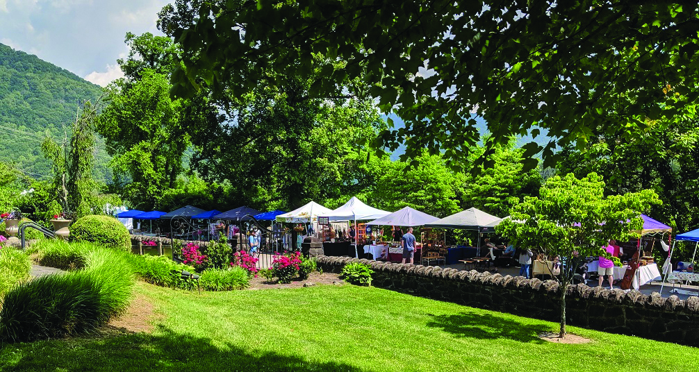 Artisans sell their wares at Gathering the Gap, Big Stone Gap, Virginia.