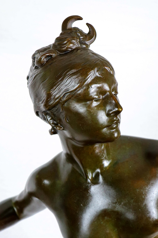 This sculpture entitled, "Diana" is part of the "Connoisseur" exhibit at the William King Museum of Arts, Abingdon, Virginia.