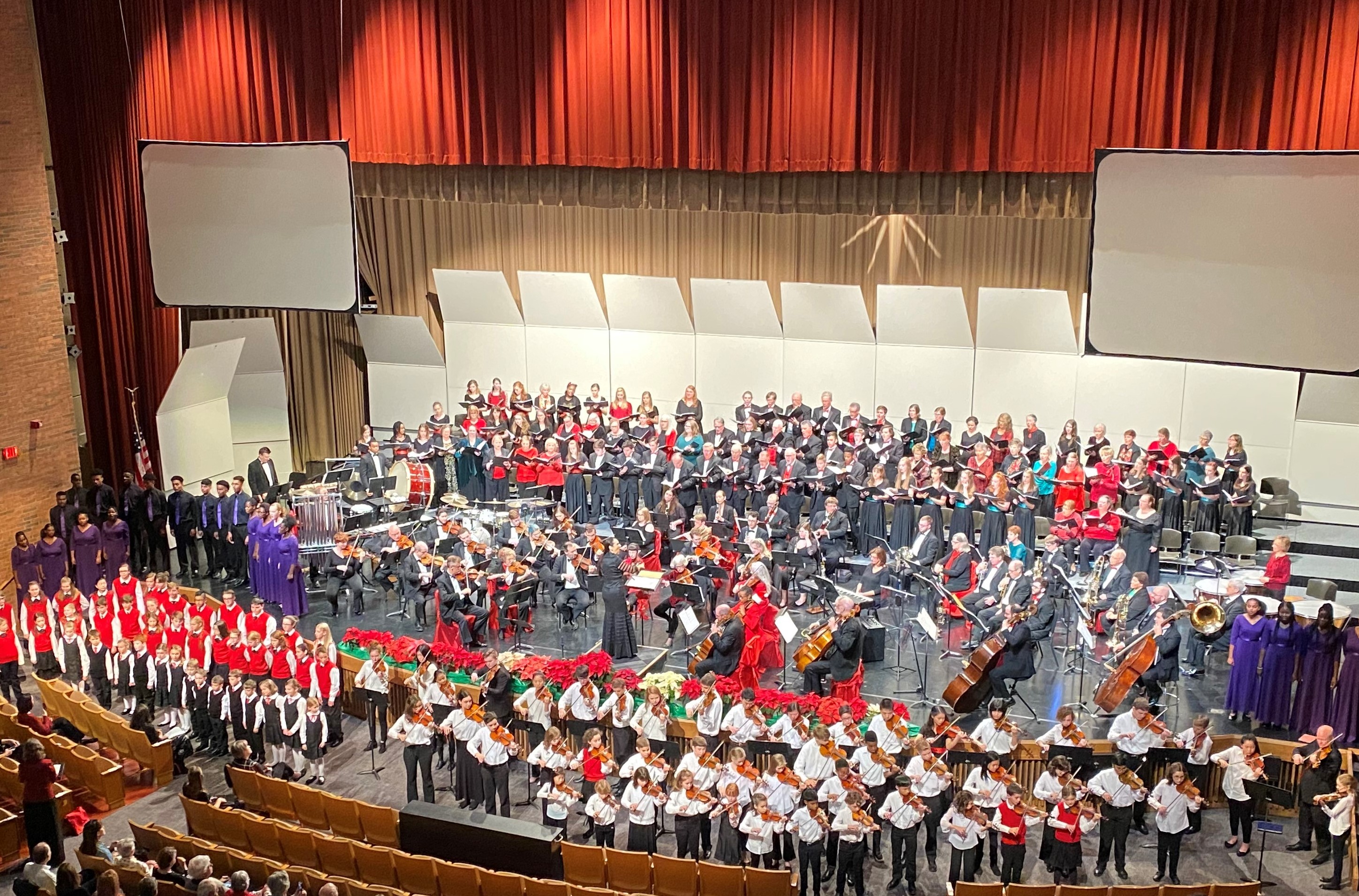 Symphony of the Mountains and guests perform two holiday concerts.