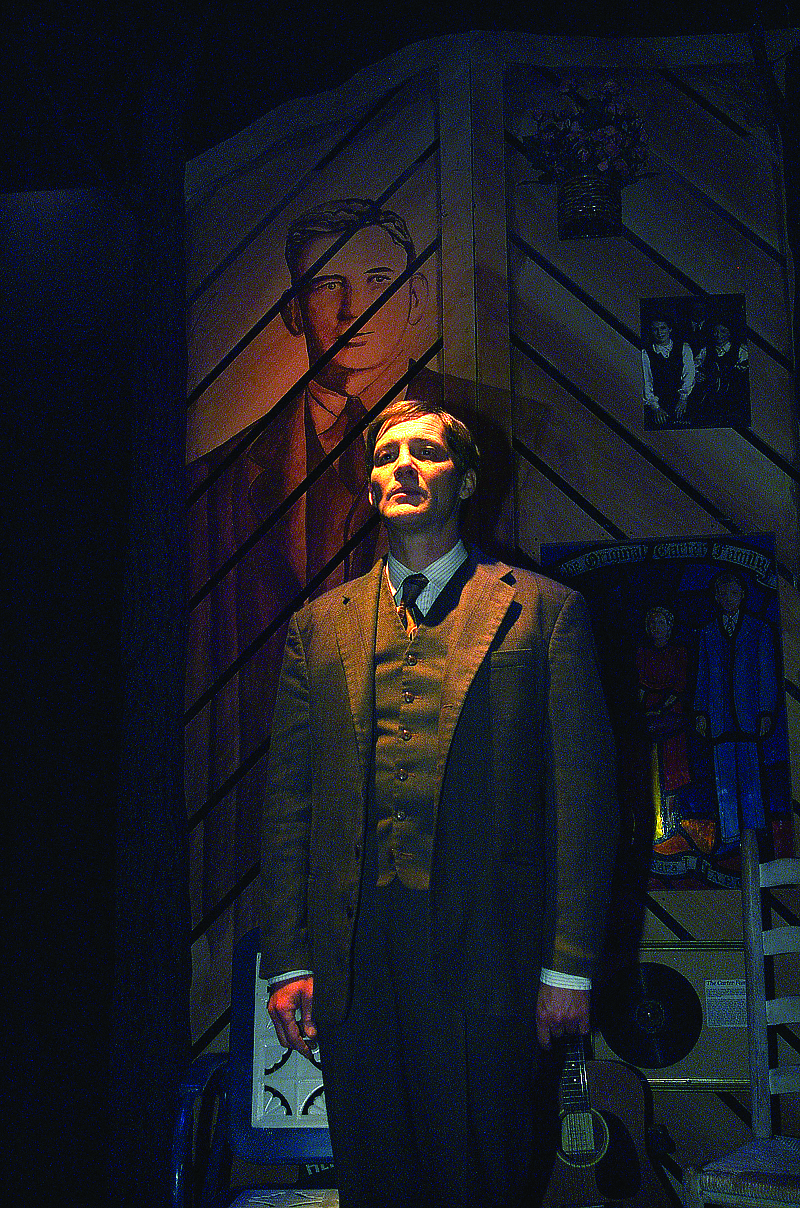Eugene Wolf as A.P. Carter in a performance at The Carter Family Fold (photo courtesy of Barter Theatre)