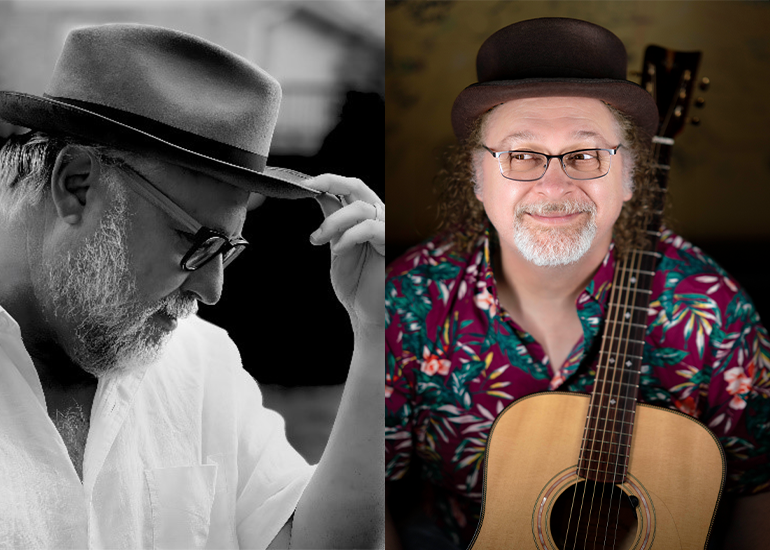 Photographer Ed Rode and songwriter-musician Don Henry