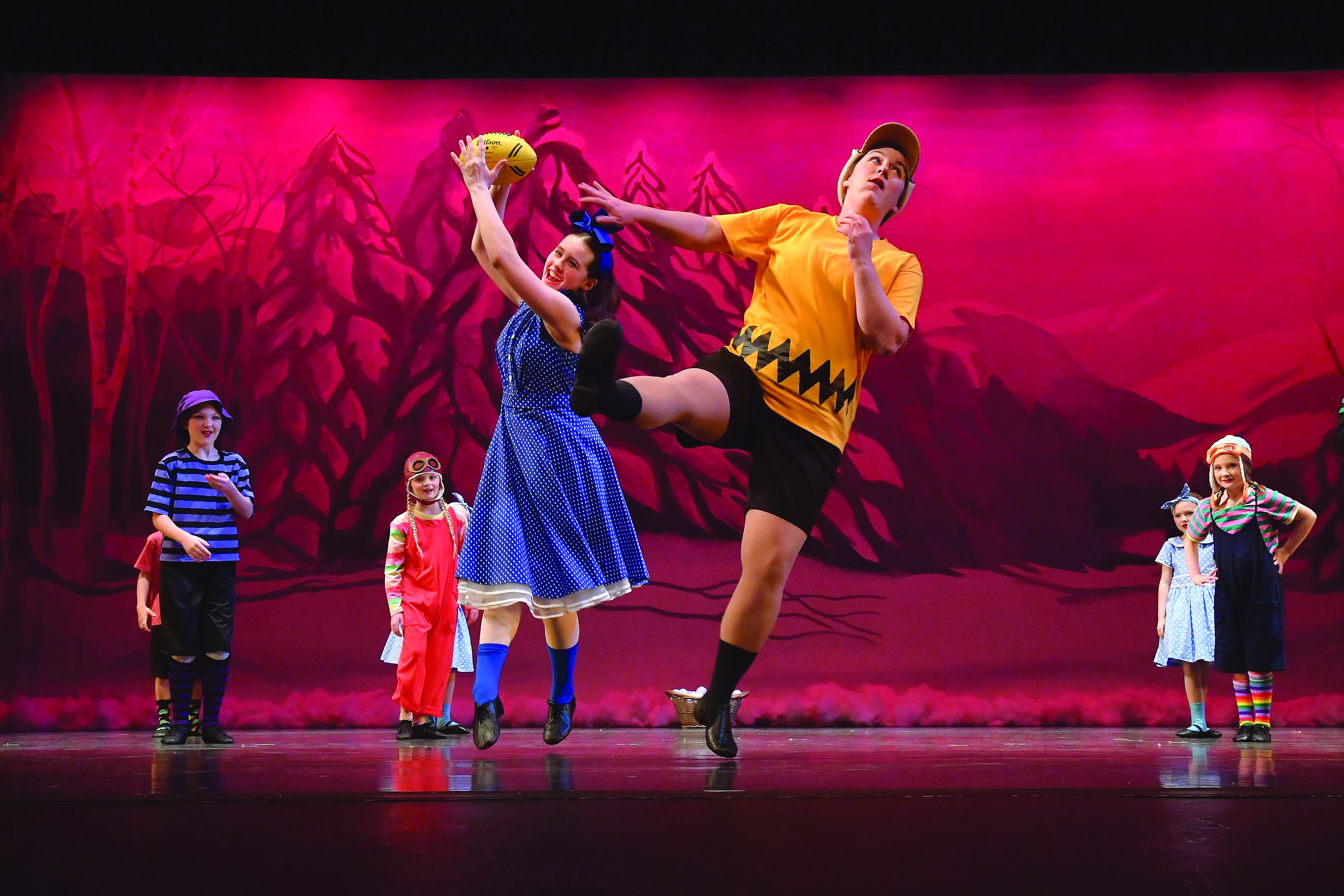 Highlands Ballet performs "A Charlie Brown Christmas" at Emory & Henry University, Emory, Virginia.